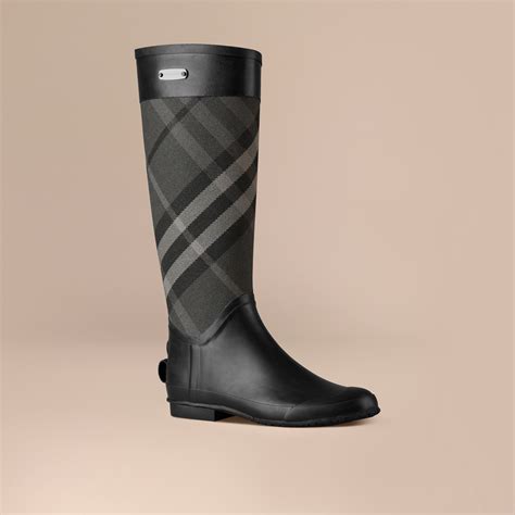 burberry rain boots charcoal|Burberry rain boots lowest price.